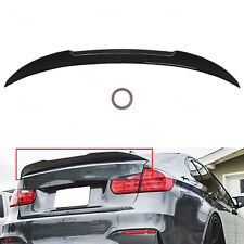 For BMW F80 M3 F30 3 Sedan 4DR 12-18 ABS Rear Trunk Spoiler Wing Carbon Fiber picture