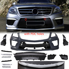 WL63 AMG Style Front Bumper Kit W/DRLs For Mercedes Benz W166 ML350 2012-2014 picture