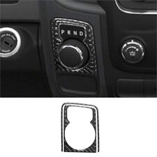 For Dodge RAM 1500 Carbon Fiber Interior Rotary Shifter Accent Cover Trim picture