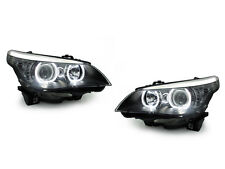 DEPO V3 LED U Ring White Angel Halo Headlight For 2004-10 BMW E60/E61 5 Series picture