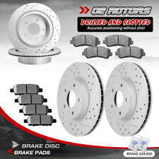 for 2008 - 2011 2012 2013 Nissan Rogue Front & Rear Disc Rotors + Brake Pads picture