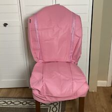 Car Pass Faux Leather Pink Bling Car Seat Covers Full Set With Head Rest Covers picture