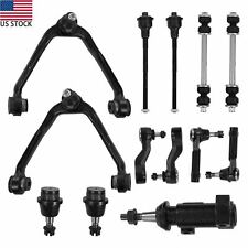 13pc Front Upper Control Arm Ball Joints Tie Rods for Chevy Silverado GMC Yukon picture