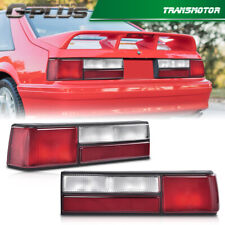 Tail Lights Taillamps Set Left Right Side Pair Fits For 1987-1993 Ford Mustang picture