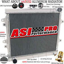Aluminum Radiator For 1984-1995 1991 Toyota 4 Runner Pickup SR5 22R DLX 2.4L L4 picture