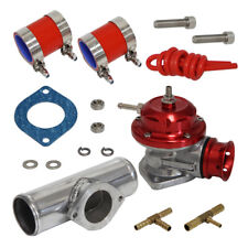 Type-RS 30PSI Blow Off Valve BOV+51mm Flange Pipe Adapter Silicone Hose Kit Red picture