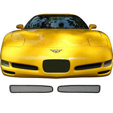 CCG BLACK MESH GRILL INSERTS FOR 97-04 CHEVY CORVETTE C5 GRILLE PRE-CUT AND TRIM picture