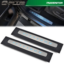 Fit For 17-22 Super Duty LED Illuminated Platinum Door Sill Plate Set Crew Cab picture