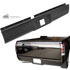 Rear Bumper Roll Pan w/ Light For 1994-2003 Chevy S10 GMC Sonoma Textured Black picture