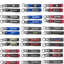 2PCS Motorcycle Keychain Embroidered Logo Key Chain Key Ring Lanyards picture