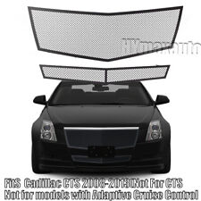 For 2008-2013 08-13 Cadillac CTS Black Stainless Steel Mesh Grille Grill Insert picture