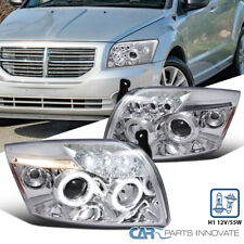 Fits 07-12 Dodge Caliber LED Halo Projector Headlights Signal Lamps Left+Right picture