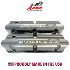 Ford Pentroof 427 Cobra Valve Covers - Polished - New Old Stock, #M-6582-W427P picture