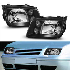 Pair Fit For 1999-2005 Volkswagen Jetta Bora Headlights Front Headlamps 99-05 VW picture