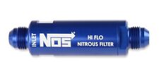 NOS 15557NOS NOS In-Line Hi-Flow Nitrous Filter, 6AN - Blue picture
