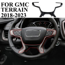 Carbon Fiber Interior Steering Wheel Cover Trim For GMC Terrain Canyon Acadia picture