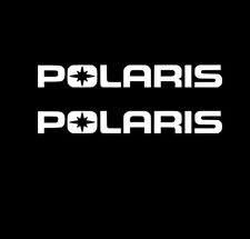 POLARIS Stickers Polaris Vinyl 2x (PAIR) ***10 COLOR OPTIONS / SIZE OPTIONS*** picture