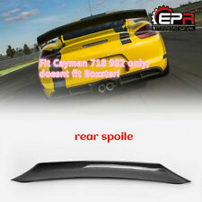 For 16+ Porsche 718 (not for Boxster) Carbon GT4 Rear Duckbill Spoiler Wing Lip picture
