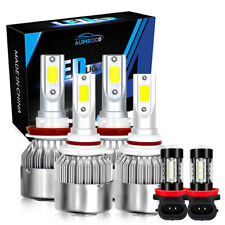 For 2011-2021 Honda Odyssey 6000K LED Headlight + Fog Light 6x Bulbs Combo Kit picture