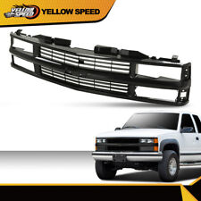 Full Black Grille Fit For 94-98 Chevy C/K 1500 2500 3500 Composite Pickup Truck picture