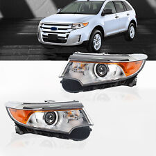 For 2011-2014 Ford Edge Driver & Passenger Side Pair Front lamp Headlight RH LH picture