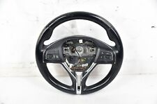 💎 14-21 MASERATI GHIBLI BLACK LEATHER WRAPPED STEERING WHEEL W/ CONTROLS picture