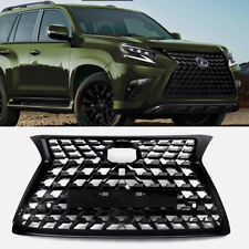Front Upper Grille Full Gloss Black New Style Fits For 2014-2022 Lexus GX460 picture