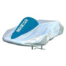 Sparco Premium Quality Professional Kart Cover Silver/Blue Universal 02712A picture
