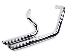 Chrome Staggered Shortshots Short Shots Exhaust Drag Pipes Harley Sportster 14+ picture