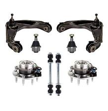 8 Pc Wheel Hub and Bearing Assembly Control Arms Kit for Chevrolet GMC Hummer picture
