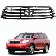 For 2008 2009 2010 Toyota Highlander Front Bumper Upper Grille Assembly Chrome picture