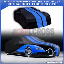 For Bugatti Veyron Blue Satin Indoor Scratch Car Cover Dustproof Protect picture