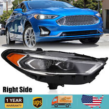 Passenger Side Full LED Headlight For 2017-2020 Ford Fusion Right Headlamp Black picture