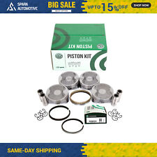 Pistons w/ Rings fit 06-10 Subaru Legacy Forester Outback 2.5 SOHC EJ253 picture
