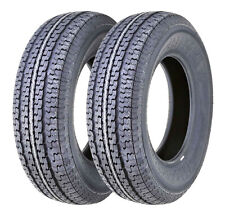 (2) ST205/75R15 Trailer Tires FREE COUNTRY 10PR Radial Heavy Duty 205 75 15 LRE picture
