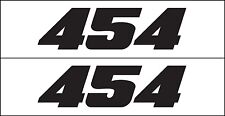 454 HP Decal Sticker by Metro Auto Graphics Fits Chevy Engine, Big Block  picture
