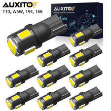 AUXITO T10 LED License Plate Light Bulbs 6000K Super Bright White 168 2825 194 picture
