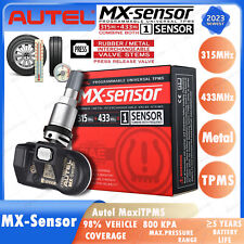 Autel TPMS MX-Sensor 315MHz & 433MHz 2in1 Auto Tire Pressure Sensor Metal Stem 1 picture