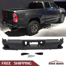 NEW Black Powder-Coated Rear Bumper For 2015-2022 Chevy Colorado GMC Canyon picture