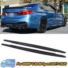For BMW G30 & F90 M5 M Sport Bumper 2017-2020 Side Skirts MP Style Gloss Black picture