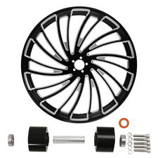 23'' x3.5'' Front Wheel Rim & Dual Disc Hub Fit For Harley Touring ABS 08-24 23 picture