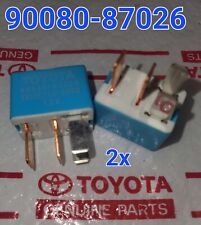 2x GENUINE TOYOTA DENSO FOG RELAY 90080-87026 ⚡TESTED FITS VARIOUS MODELS BLUE picture