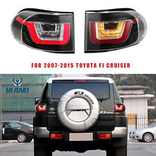 Pair Tail Lights LED Brake Rear Lamp RED Strip For 2007-2015 Toyota FJ Cruiser picture