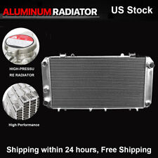 2 ROW Aluminum Radiator For 1984-1989 1985 1986 Toyota MR2 AW11 MR2 MK1 1.6L picture