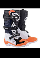Alpinestars Tech 7S Boots Black/White/ Orange FLOU size 07 picture