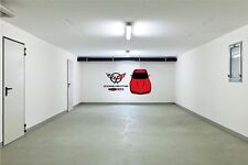 Big Vinyl Wall Decal  Corvette C5 Z06 Sticker Wall Graphic 4 Foot Long picture