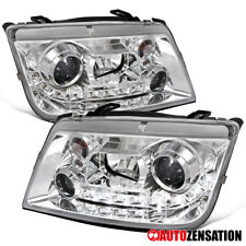 Fit 1999-2004 VW Jetta Bora MK4 LED Strip Projector Headlights Lamps Left+Right picture
