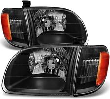For 2000-2004 Toyota Tundra Regular/Access Cab Headlights Black Housing picture