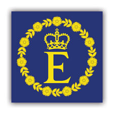 Queen Elizabeth II Personal Insignia Flag Sticker Decal - Weatherproof picture