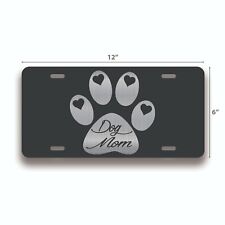 DOG MOM ETCHED LICENSE PLATE TAG picture